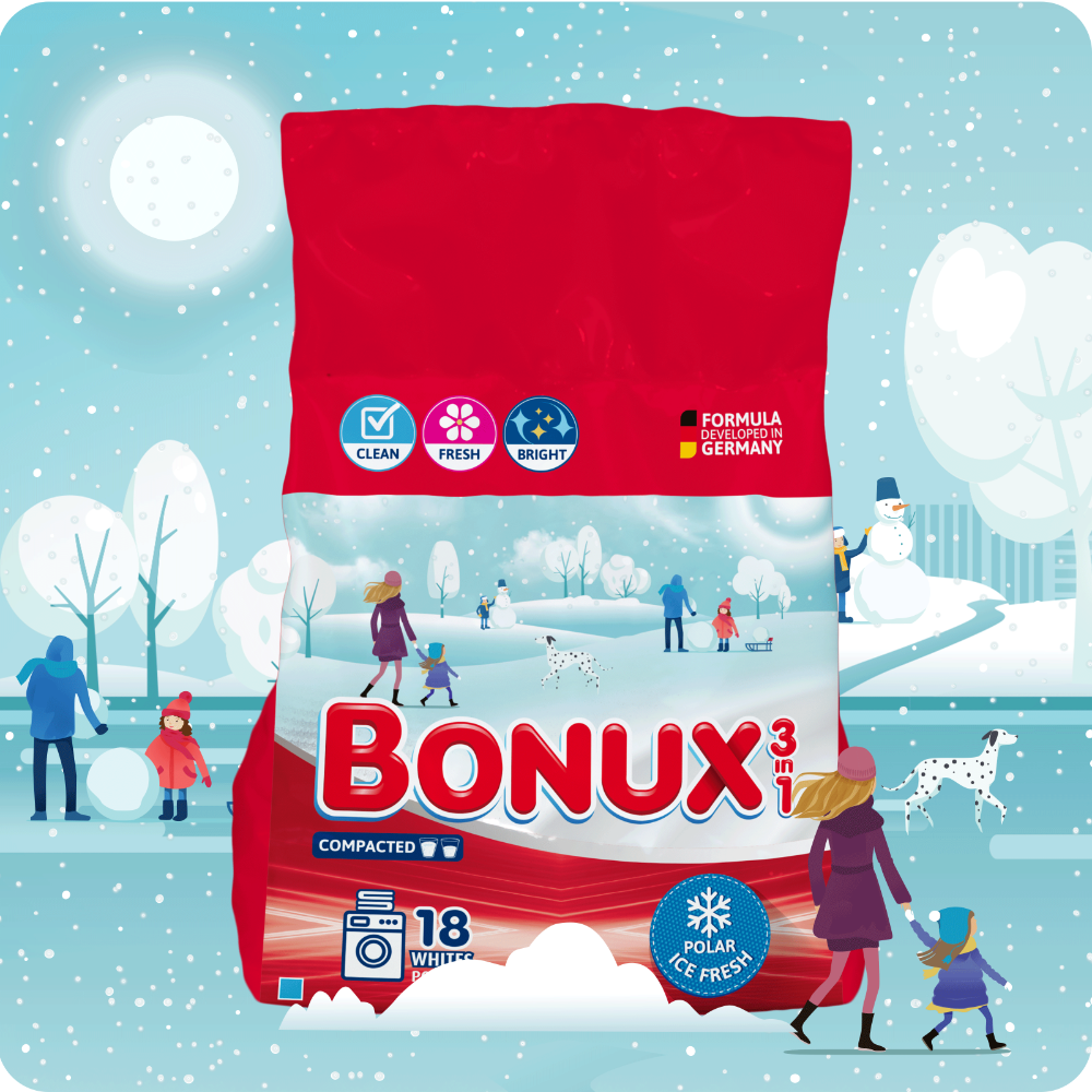 Bonux 3in1 Polar Ice Fresh Powder