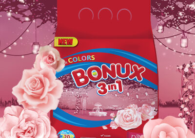 Bonux 3in1 Radiant Rose Prášek